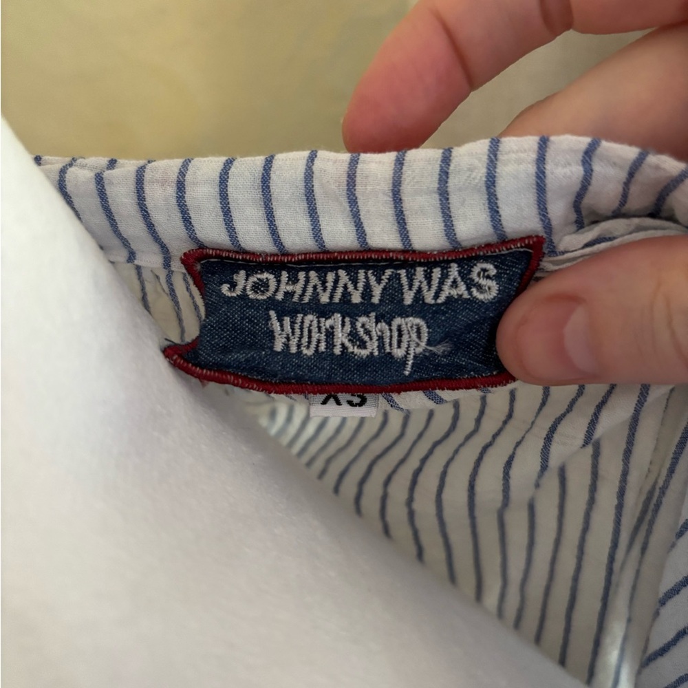 Johnny Was Multicolor Floral Embroidered Top - Picture 6 of 9